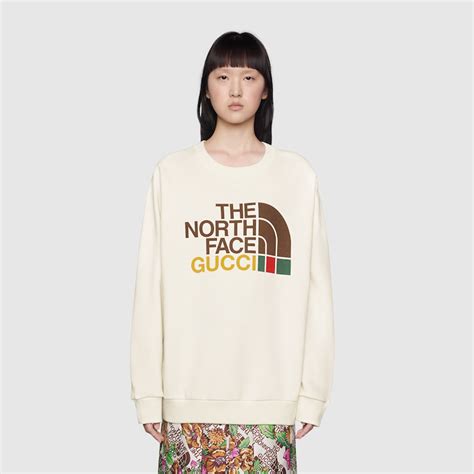 north face gucci crewneck|gucci north face price.